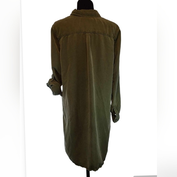 Green Parasuco Jeans Long Shirt or Dress - Picture 2 of 6